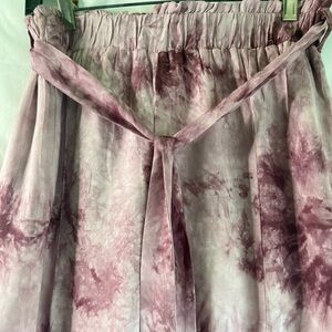 Favlux Fashion Tie-Dye Boho Harem Pants with Waist Tie
